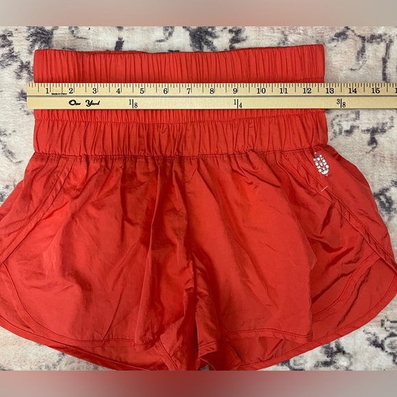 Free People The Way Home Shorts NWOT Size Small Orange - Picture 8 of 11